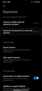 MIUI 12 zpomalený mobil automatické mazání mezipaměti