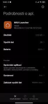 MIUI Launcher karta