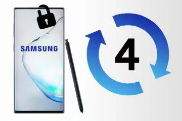 Samsung čtyřleté bezpečnostní updaty