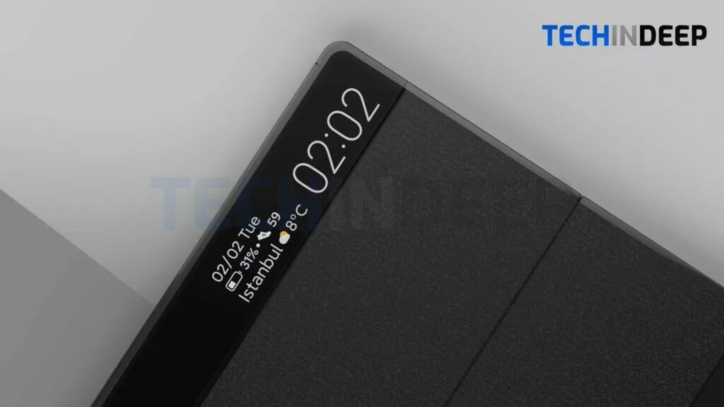 Xiaomi Mi Mix Fold rendery vnější displej