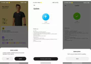 xiaomi mi watch aktualizace
