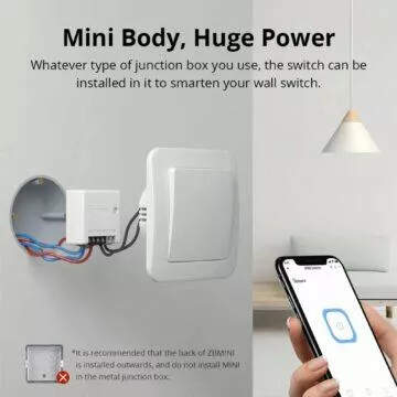 Chytrý vypínač SONOFF ZB MINI se Zigbee 3.0 aplikace