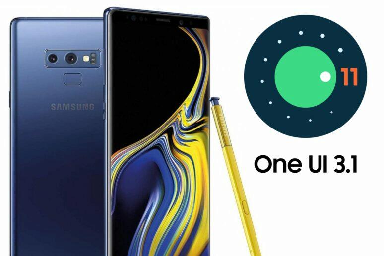 Galaxy Note 9 Android 11 One UI 3.1