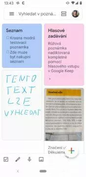 Google keep vychytávky - nastěnka