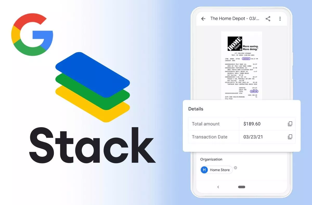 Google Stack skener