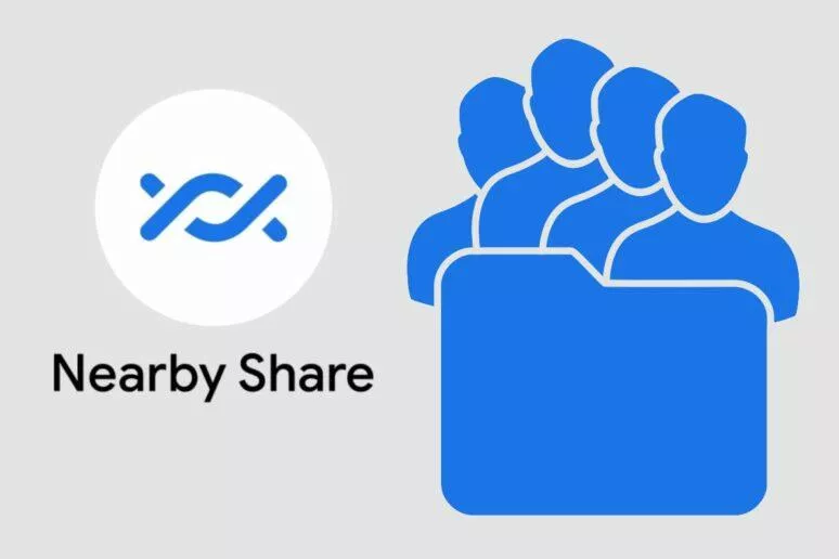 Nearby Share posílání složek více příjemcům Nearby Share posílání složek více příjemcům