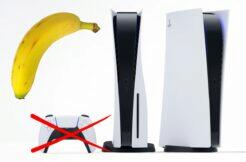 PlayStation ovladač banán