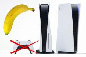 PlayStation ovladač banán