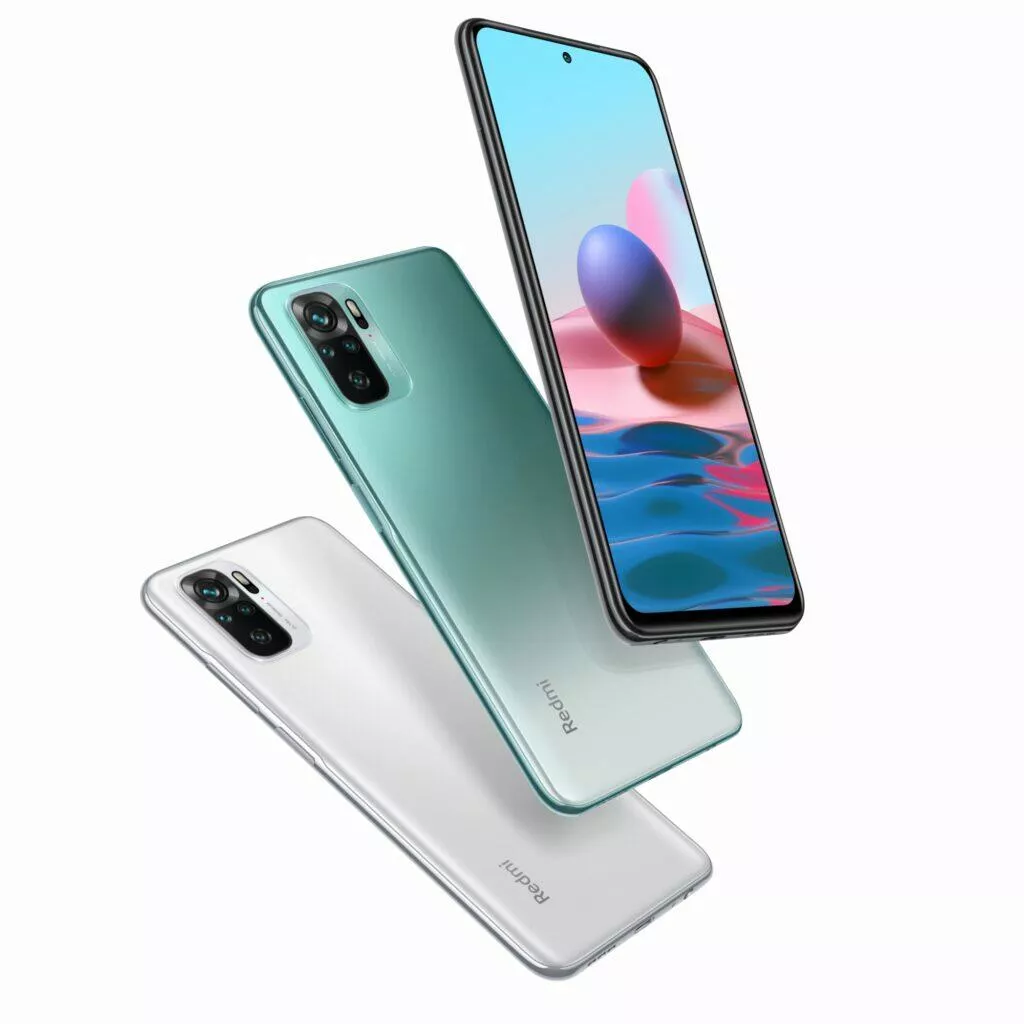 Redmi Note 10 displej fotoaparáty