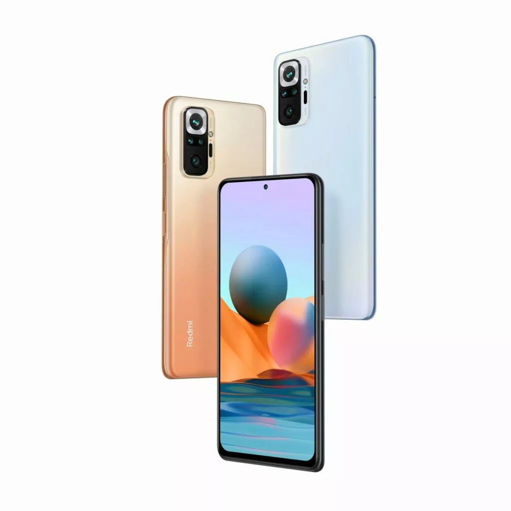 Redmi Note 10 Pro displej záda