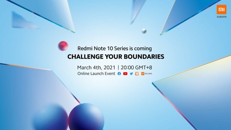 Redmi Note 10 Series Global Launch Event