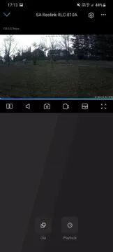Reolink RLC-810A aplikace náhled videa