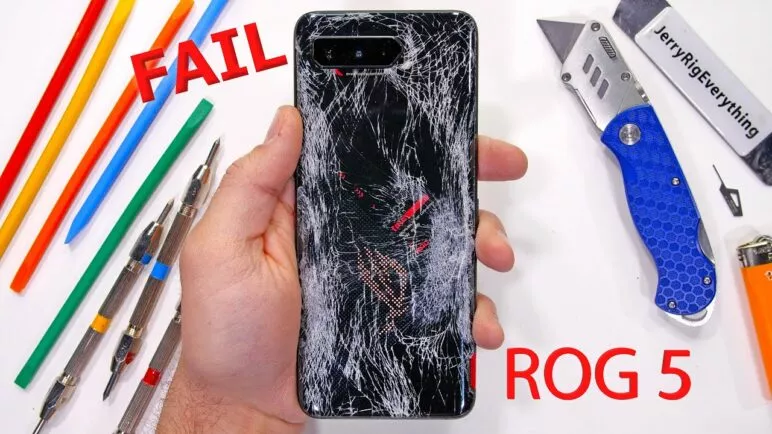 The ROG Phone 5 has a Problem - Durability Test Fail!