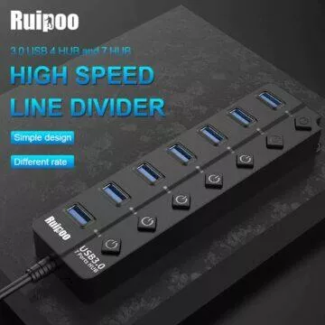 USB HUB splitter Ruipoo