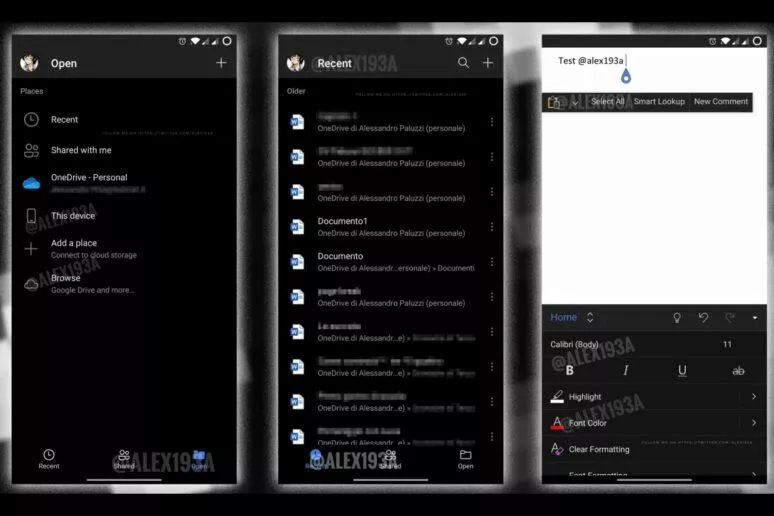 Word PowerPoint Excel Android tmavý režim Word PowerPoint Excel Android tmavý režim