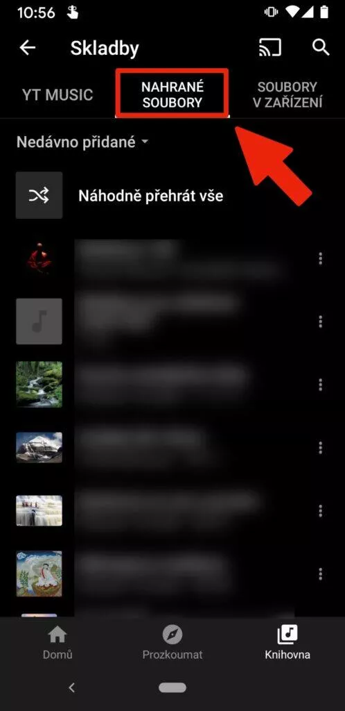 proč přejít ze Spotify na YouTube Music - youtube music vlastni nahrane soubory