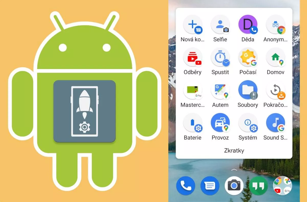 Jak dostat hodiny na plochu Android?