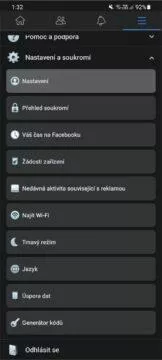 Facebook dvoufázové přihlášení ověření nastavení