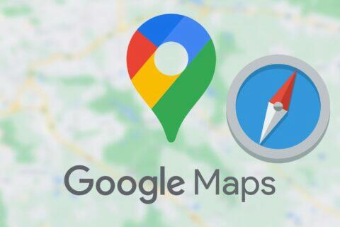 Google mapy kompas