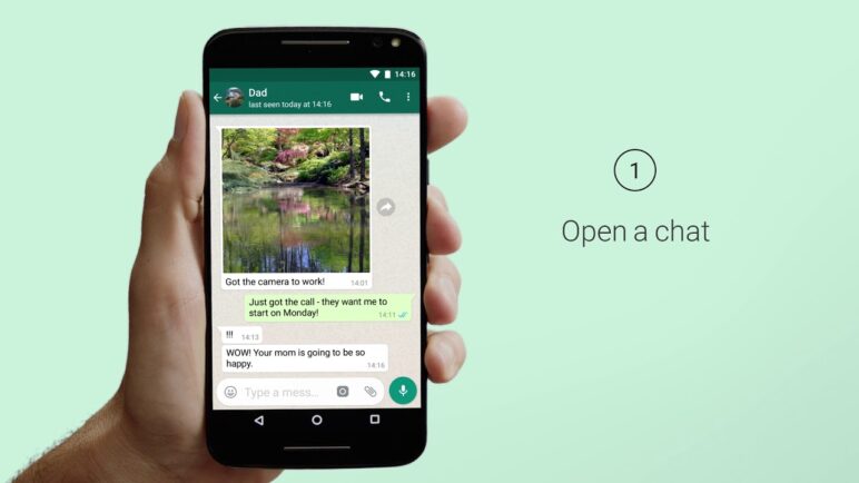 How to voice call on WhatsApp