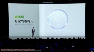 novinka Xiaomi Mi Fresh Air Conditioner Pro Premium displej