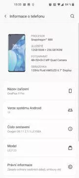 OnePlus 9 pro info