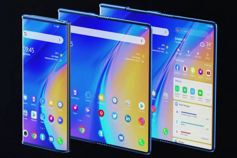 představení telefonu TCL Fold ‘n Roll představení telefonu TCL Fold ‘n Roll
