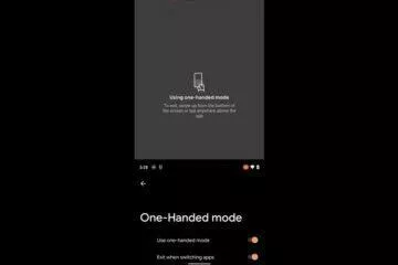 režim jedné ruky android 12