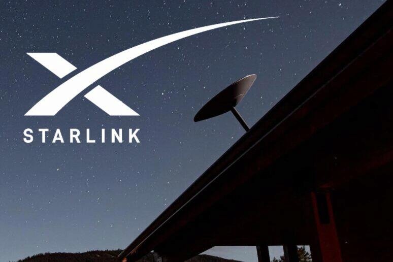 snížení dráhy Starlink satelitů