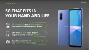 Sony Xperia 10 III oficiálně