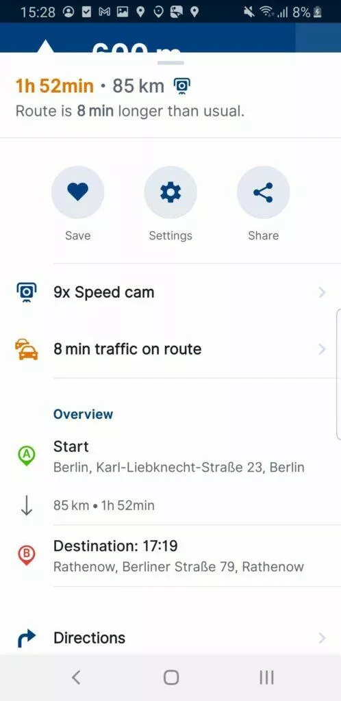 Sygic aplikace modernizace itinerář SDK