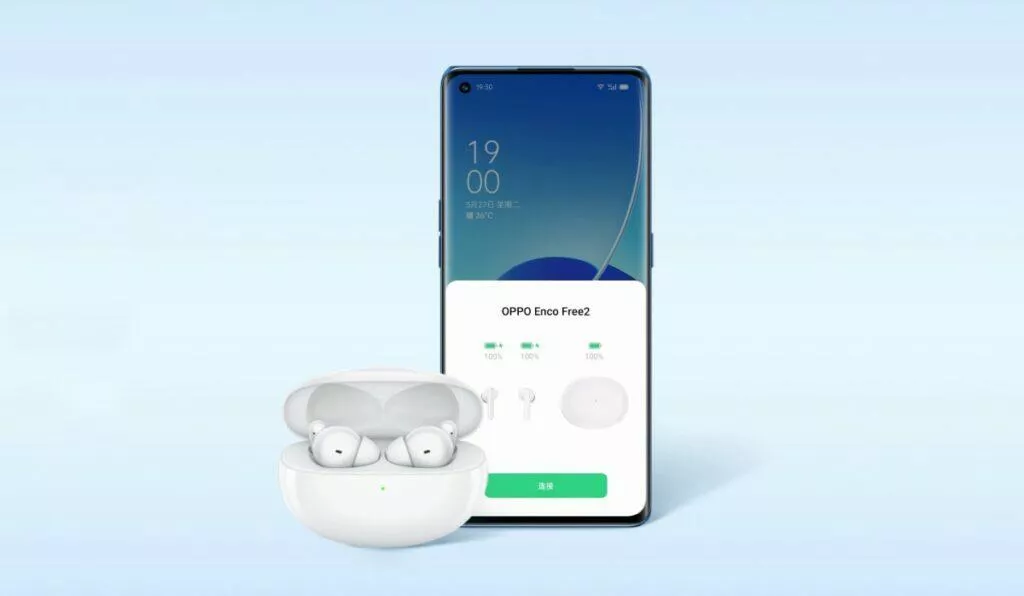 Bezdrátová sluchátka Oppo Enco Free2