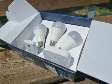 LIDL Smart Home brána žárovky ovladač balení obsah