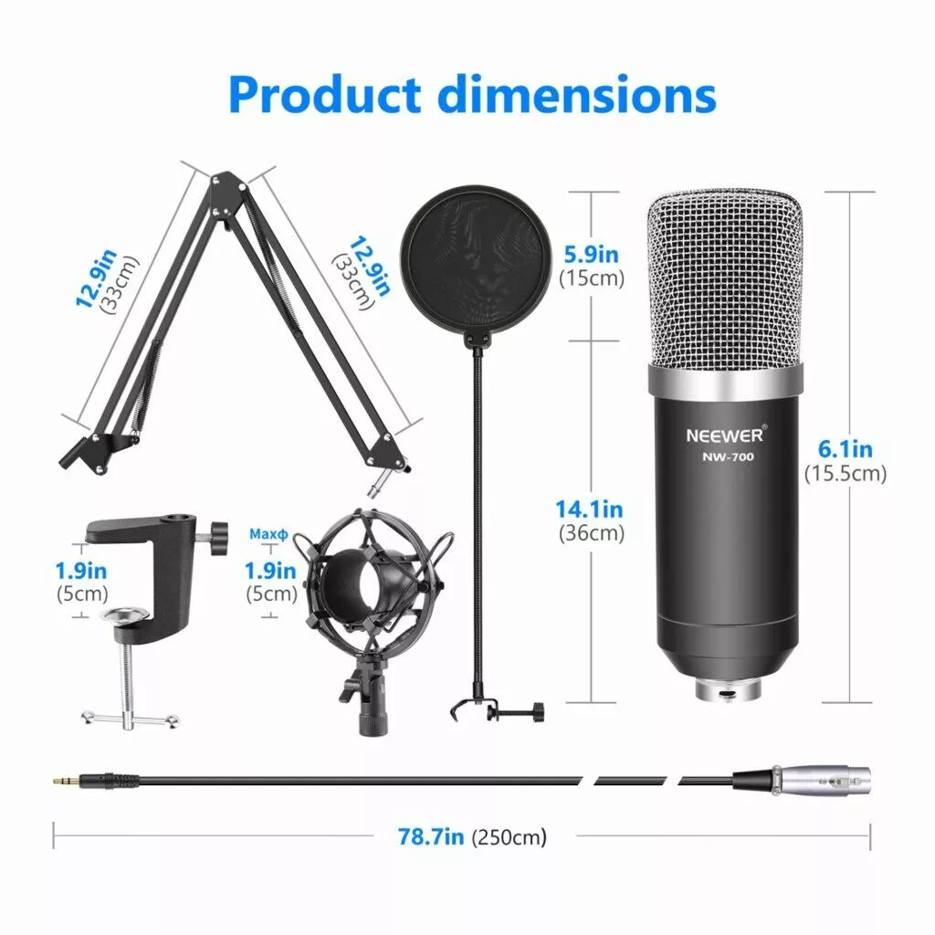 neewer nw 700 mikrofonni set