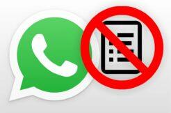 nepřijetí WhatsApp pravidel