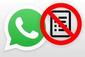 nepřijetí WhatsApp pravidel