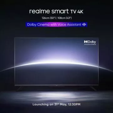 Realme will unveil new TVs tomorrow