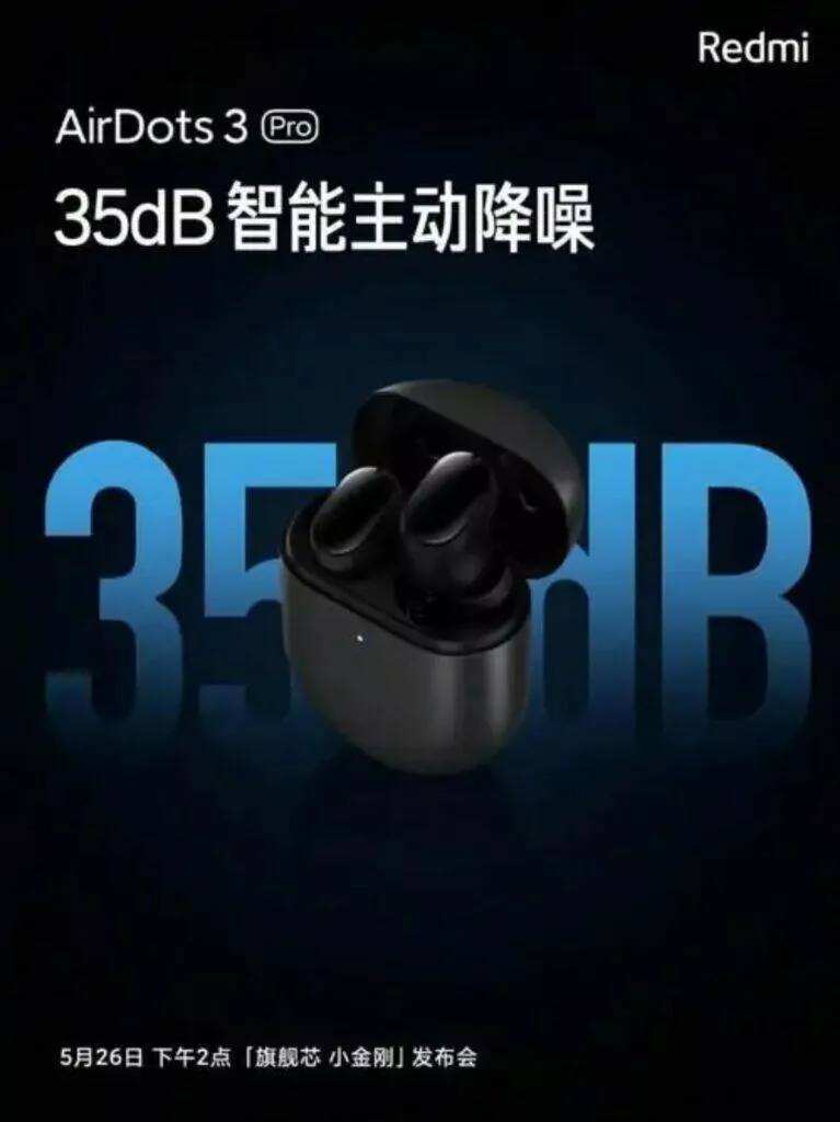 Redmi AirDots 3 Pro specifikace ANC