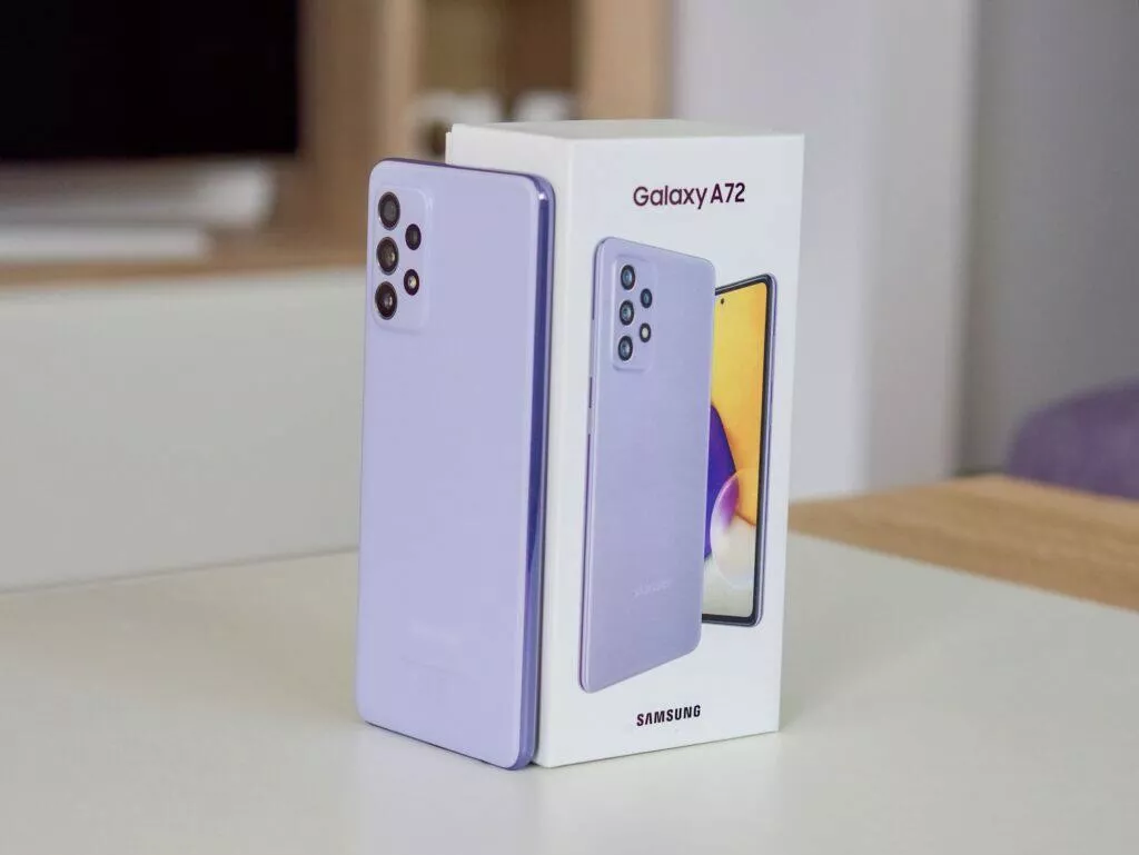 samsung galaxy a72 zadni strana