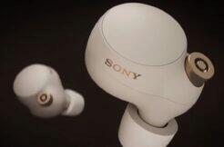 Leaking advertisement for Sony WF-1000XM4 headphones