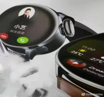 leaked photos Huawei Watch 3 design