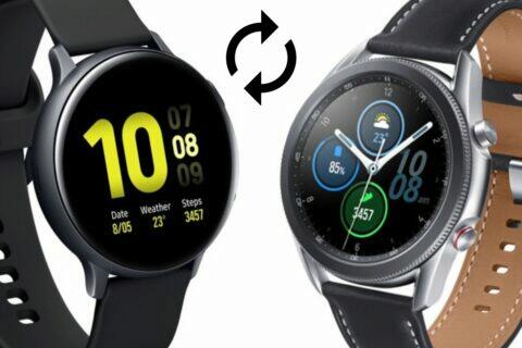 update pro Galaxy Watch3 a Watch Active2