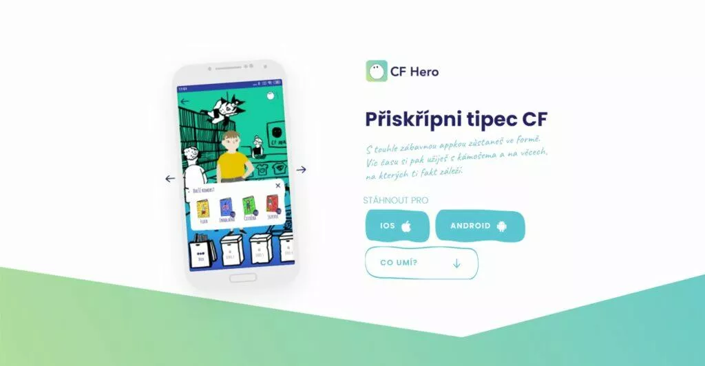 aplikace CF Hero priskripni Cf tipec