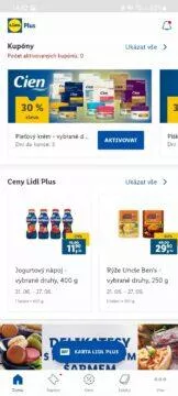 aplikace Lidl Plus Domů 2