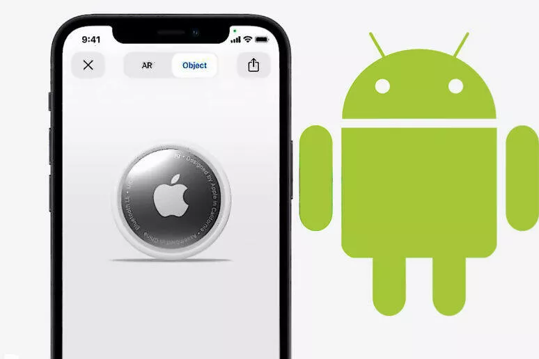 Apple AirTag aplikace Android iPhone lokátor Apple AirTag aplikace Android iPhone lokátor