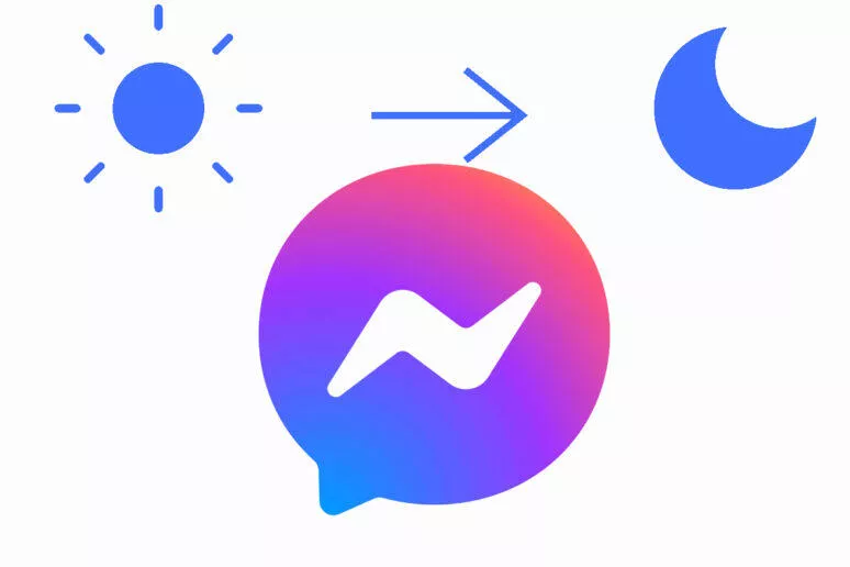 Automatický tmavý režim pro Facebook Messenger Náhled Automatický tmavý režim pro Facebook Messenger Náhled
