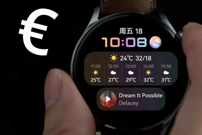 Evropské ceny hodinek Huawei Watch 3 Evropské ceny hodinek Huawei Watch 3