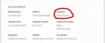 Google Store Assistant 500 million installation downloads