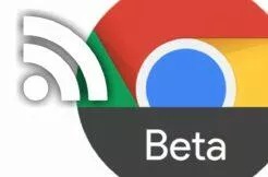 Google Chrome Beta RSS čtečka