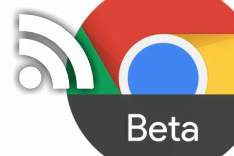 Google Chrome Beta RSS čtečka